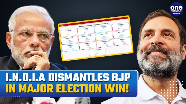 I.N.D.I.A Wins 11 Seats Out Of 13 Shredding BJP to Just 2 Seats, Impact on Upcoming Elections?|Watch