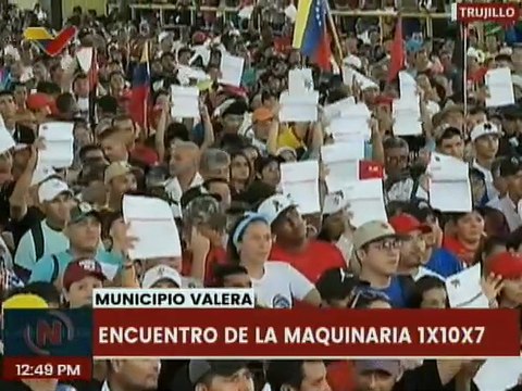 Trujillo | Encuentro de la maquinaria 1X10X7 reafirma su apoyo al candidato Nicolás Maduro