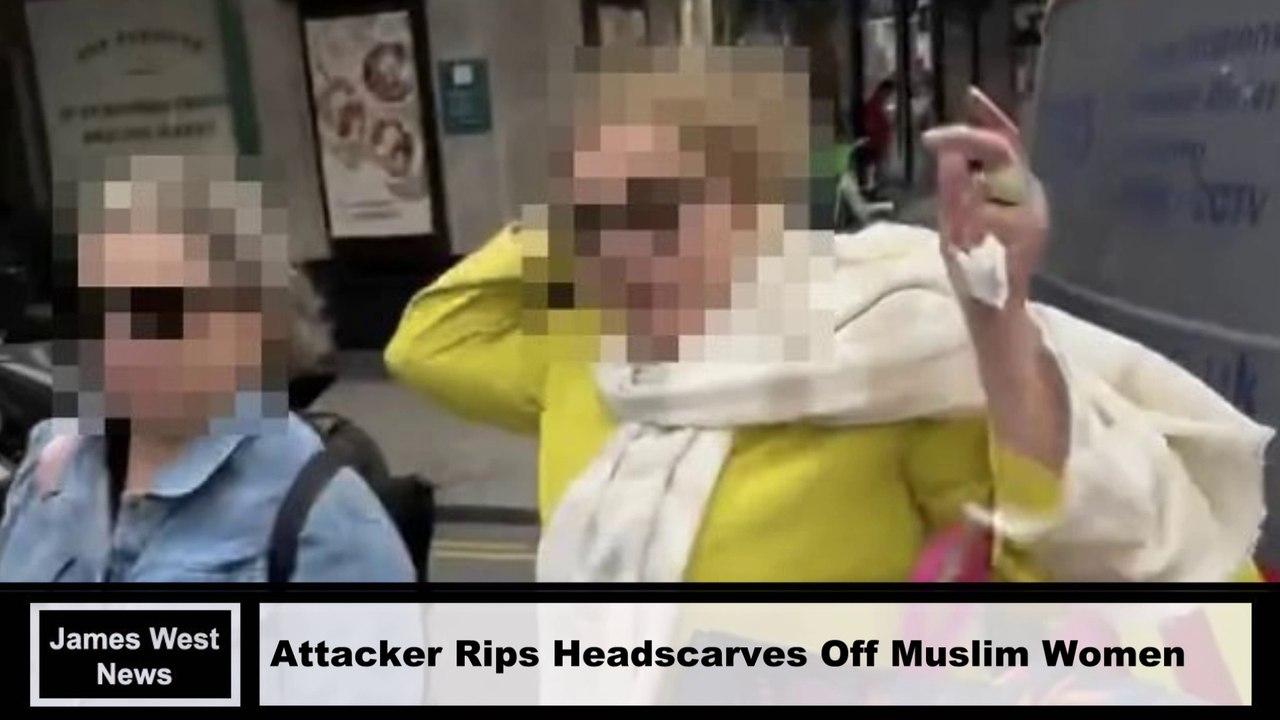 Shocking footage circulating online shows a attacker forcibly removing