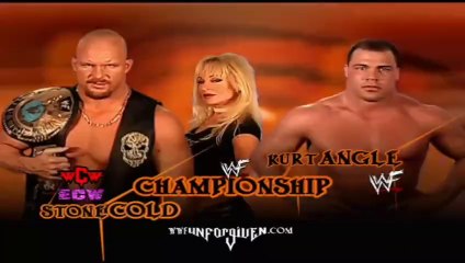 WWF Unforgiven 2001 - Kurt Angle vs Stone Cold Steve Austin (WWF Championship)