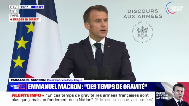 Guerre en Ukraine: Notre sécurité est en jeu en Europe indique Emmanuel Macron