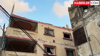 İsrail'in 71 Filistinliyi katlettiği El Mevasi'deki yıkım görüntülendi