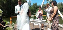 summer 2024 . Czech Republic. areal bomba .wedding of patrick and eliskas