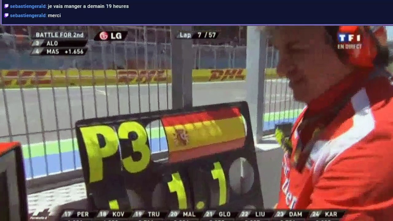 F1 2011 - Valencia 8/19 - Q3 et course