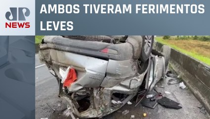 Dunga e esposa sofrem acidente de carro no Paraná