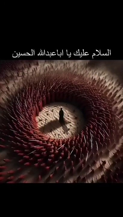 Imam Hussain alone in Karbala