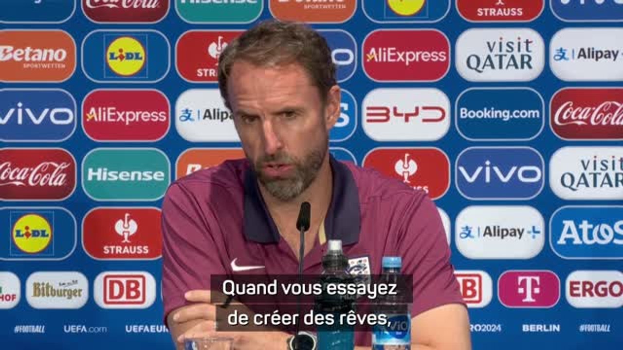 Angleterre - Southgate : "On a visualisé notre rêve"