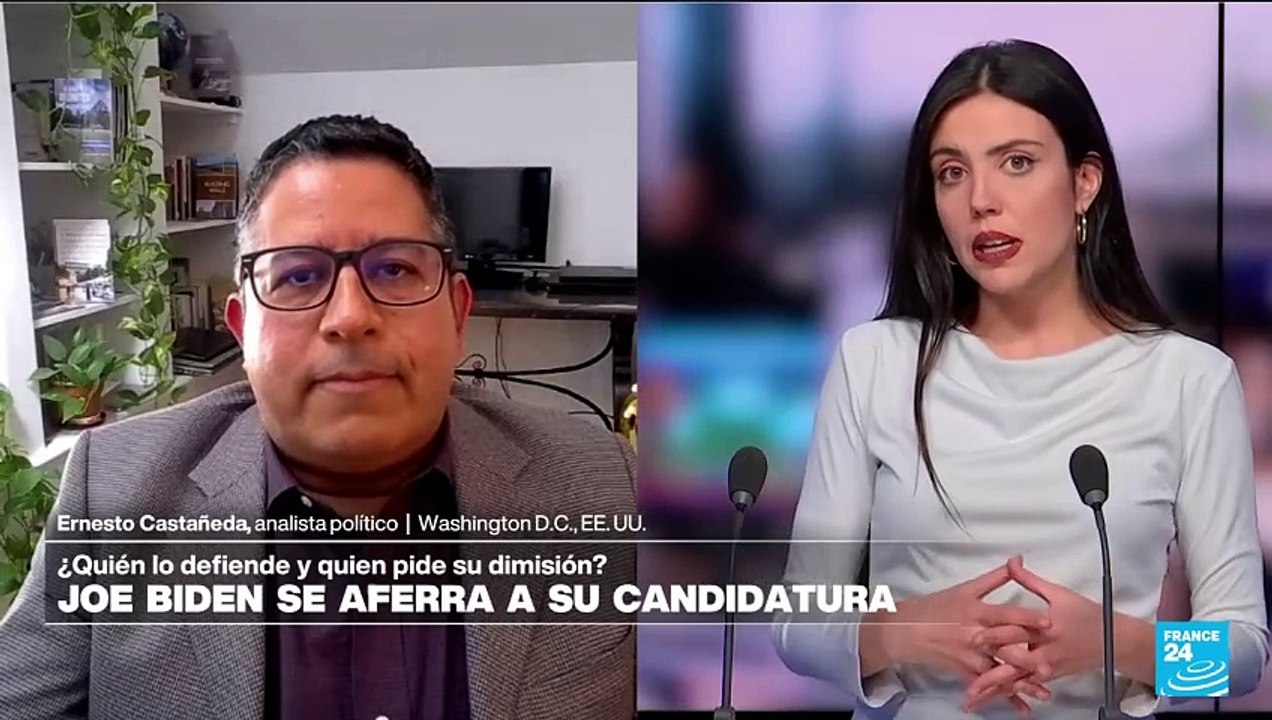 Ernesto Castañeda: "parece que gran parte del electorado quiere que Biden siga como candidato"
