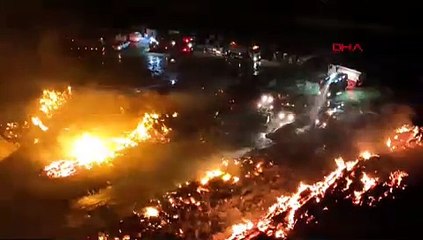 Aydın'da kağıt fabrikasında yangında 2. gün