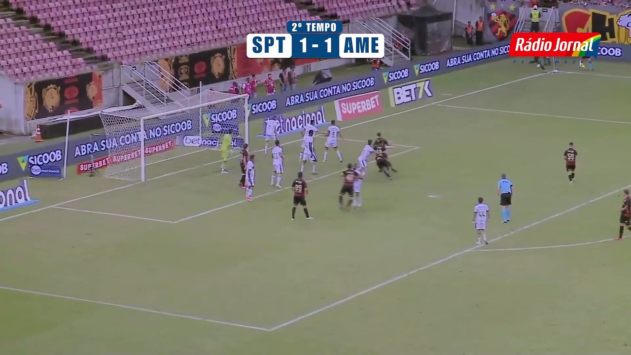 SPORT 1x1 AMÉRICA-MG - GOL DE FABRICIO DOMÍNGUEZ - Série B - 13 07 2024