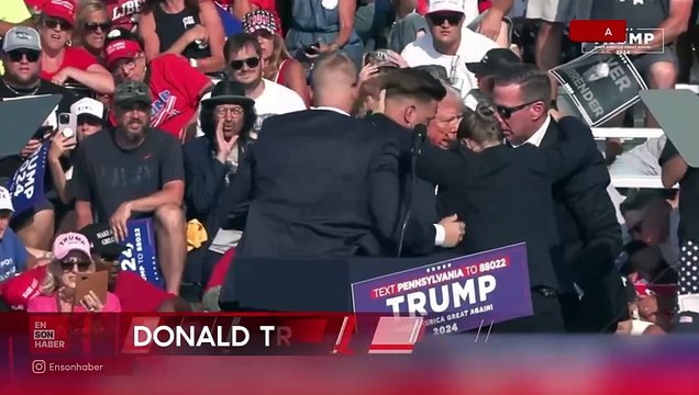 ABD başkan adayı Donald Trump'a silahlı saldırı