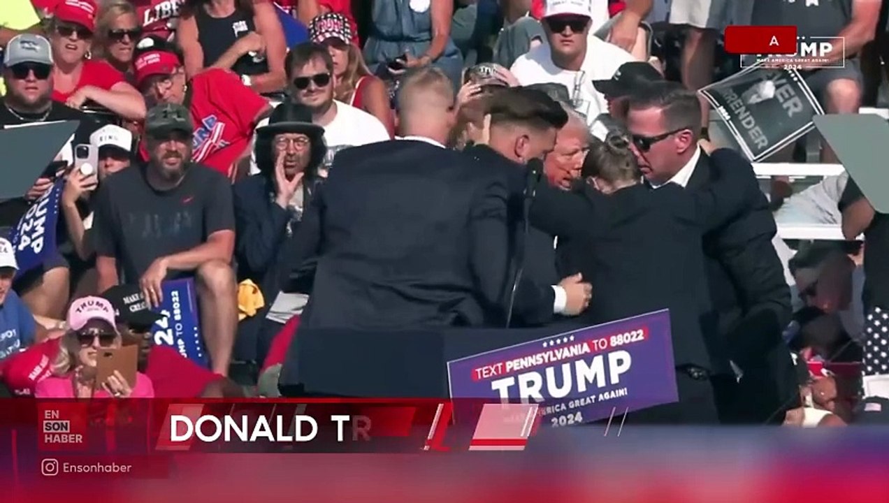 ABD başkan adayı Donald Trump'a silahlı saldırı