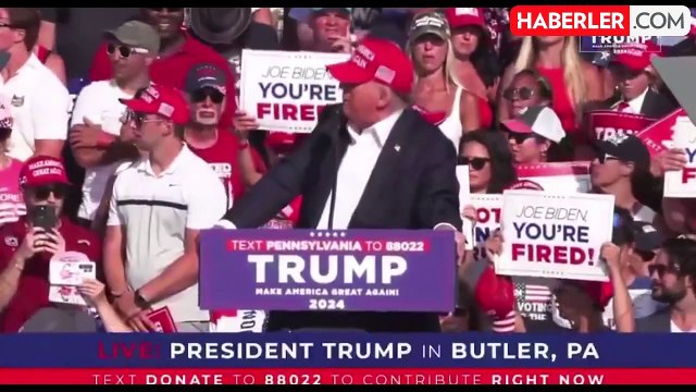 Eski ABD Başkanı Donald Trump'a miting sırasında suikast girişimi