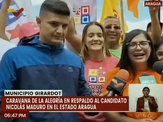 Realizan caravana de la esperanza en respaldo al candidato Nicolás Maduro en el edo. Aragua