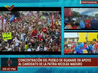 Pueblo de Guanare se desborda de amor y alegría en apoyo al candidato de la patria Nicolás Maduro