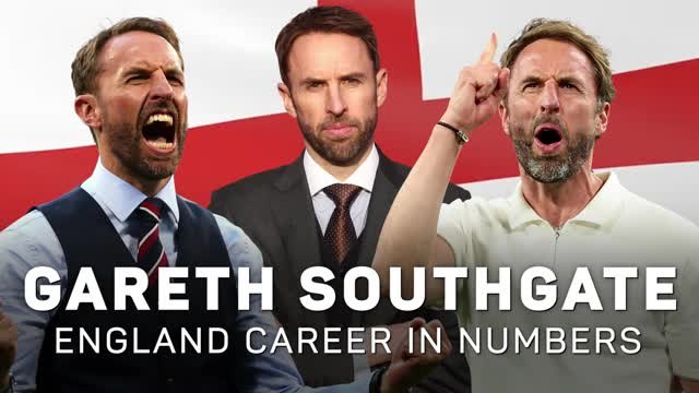 Gareth Southgate's England reign in numbers