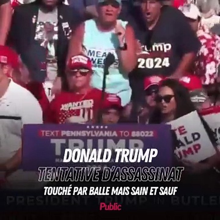  URGENT - Attentat sur Donald Trump, touché au visage par balle. Les États-Unis sous le choc 