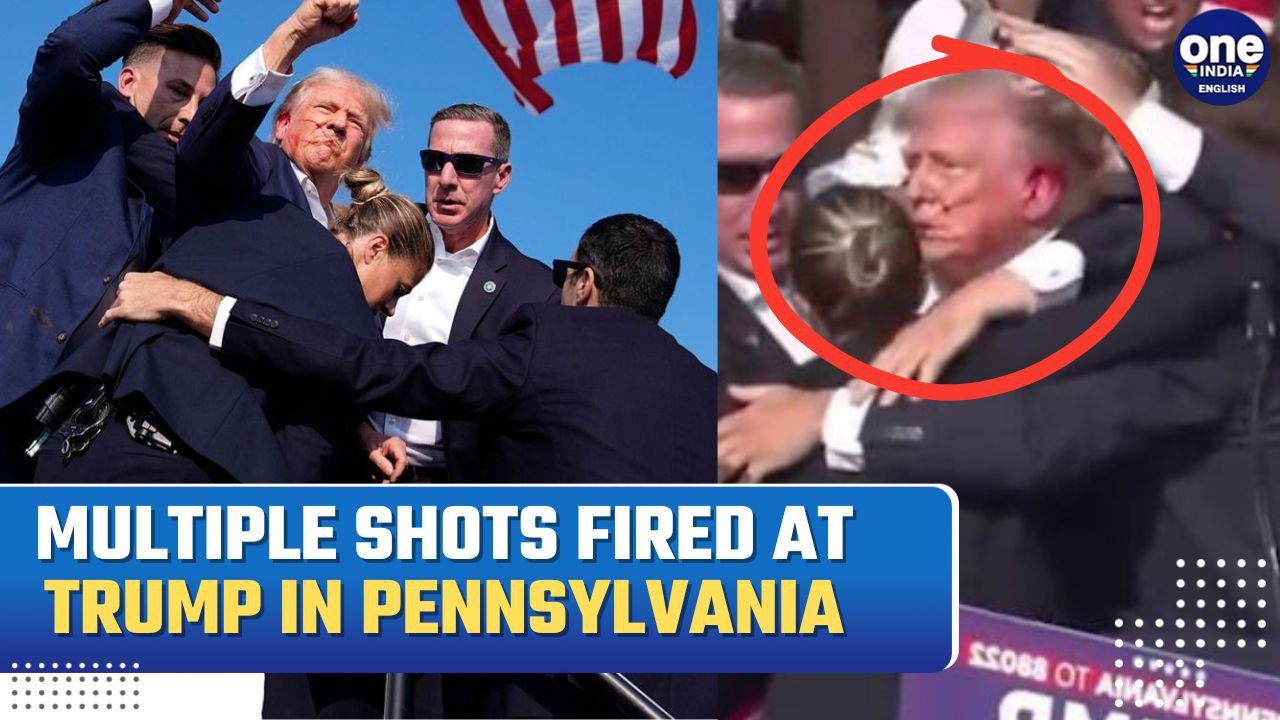 Donald Trump Shot During Pennsylvania Rally? Secret Service rushes Trump offstage | Watch