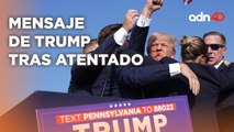 Mensaje de Donald Trump en redes sociales tras atentado en Butler, Pensilvania