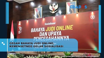 Cegah Bahaya Judi Online, Kemensetneg Gelar Sosialisasi