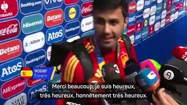 Rodri : “Luis de la Fuente a formé cette génération, ce n’est pas une coïncidence de gagner”