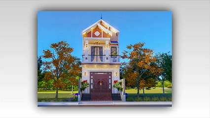 Một số mẫu nhà ống 2 tầng mái thái được ưa chuộng nhất