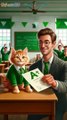 Cute Cat Studying Hard for getting A+ | #shorts #cat #cute #kitten #animal #animals #nacats010