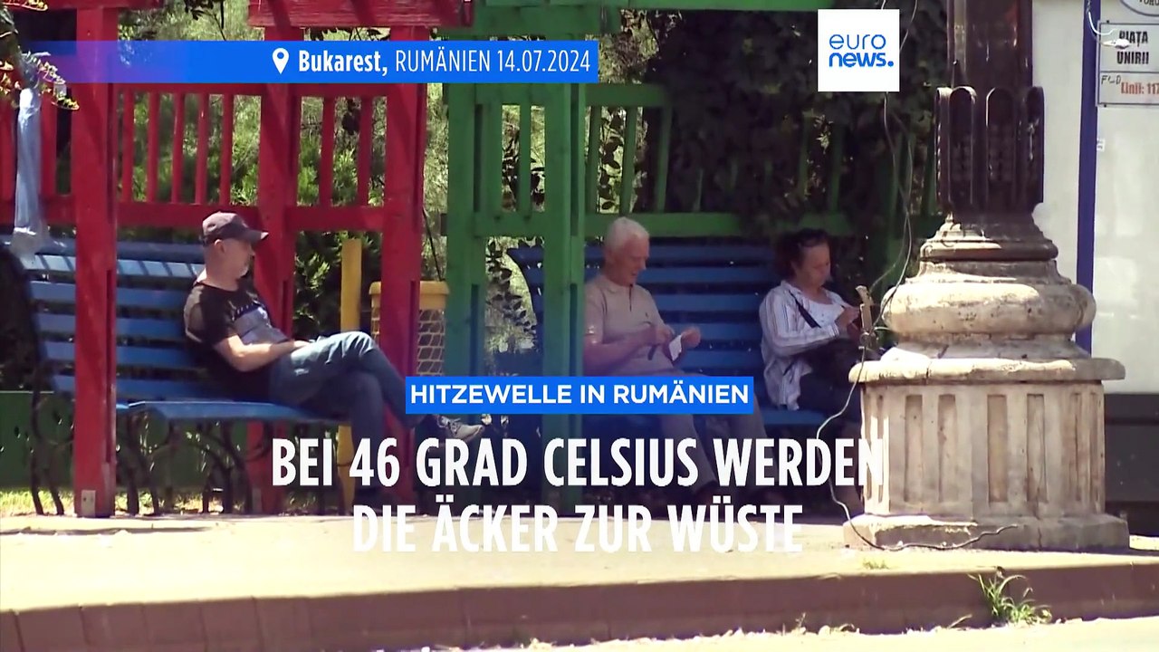 Hitzewelle in Rumänien: Bei 46 Grad Celsius werden die Äcker zur Wüste
