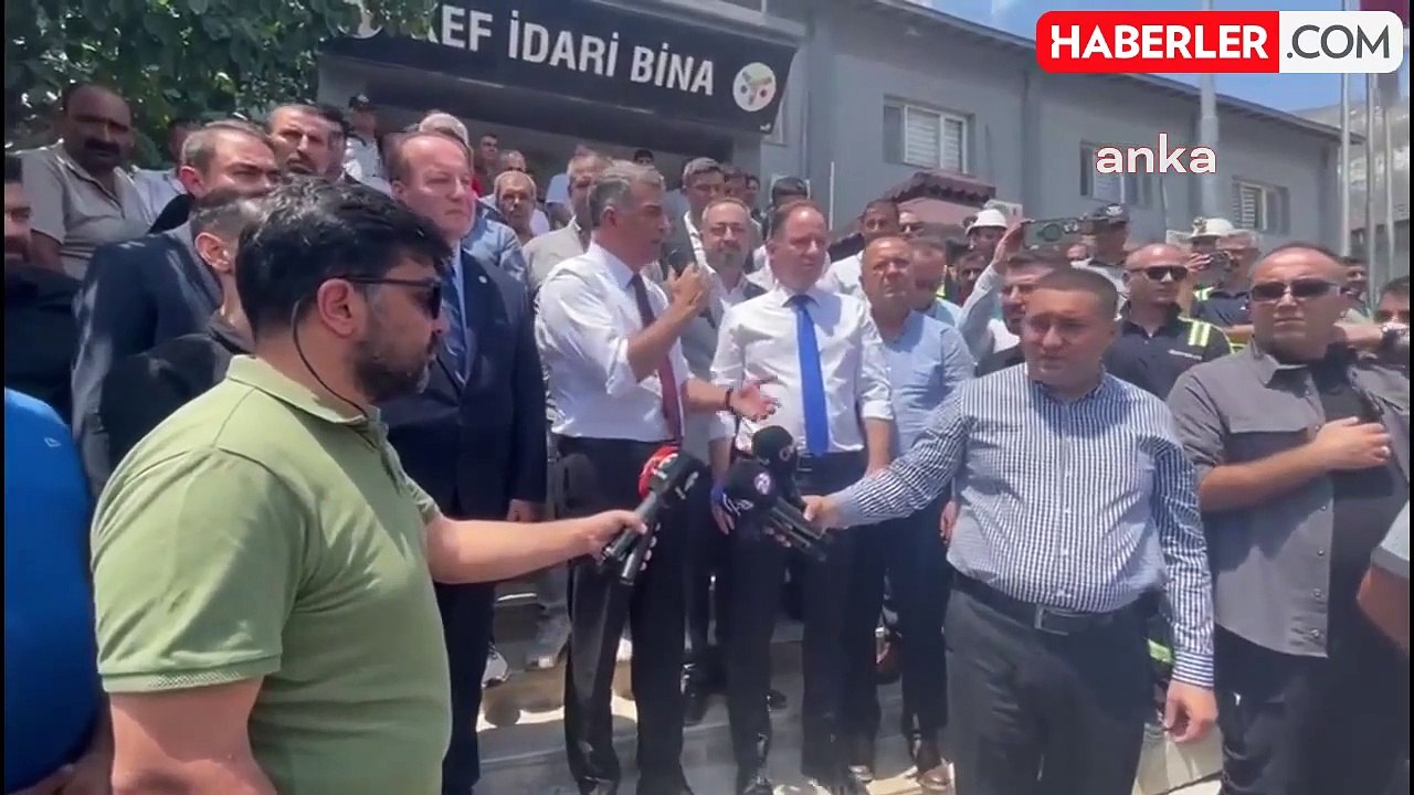 CHP Heyeti Eti Krom işçilerine destek için Elazığ'a geldi