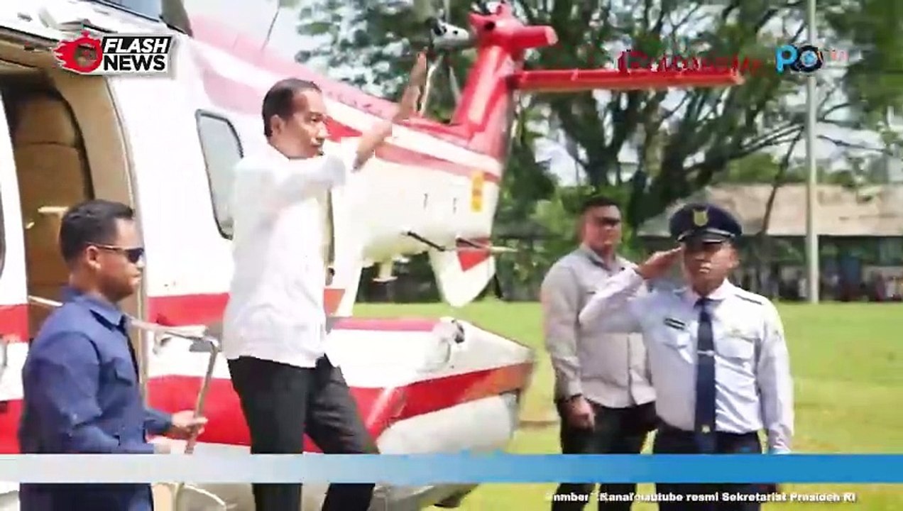 Jokowi Kunjungi Tanggamus di Hari Kedua Kunker Lampung, Lanjut Sidak ke RSUD dan Pasar Kota Agung