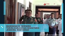 Wamenhan RI M. Herindra Terima Kunjungan Sesjen Wantannas