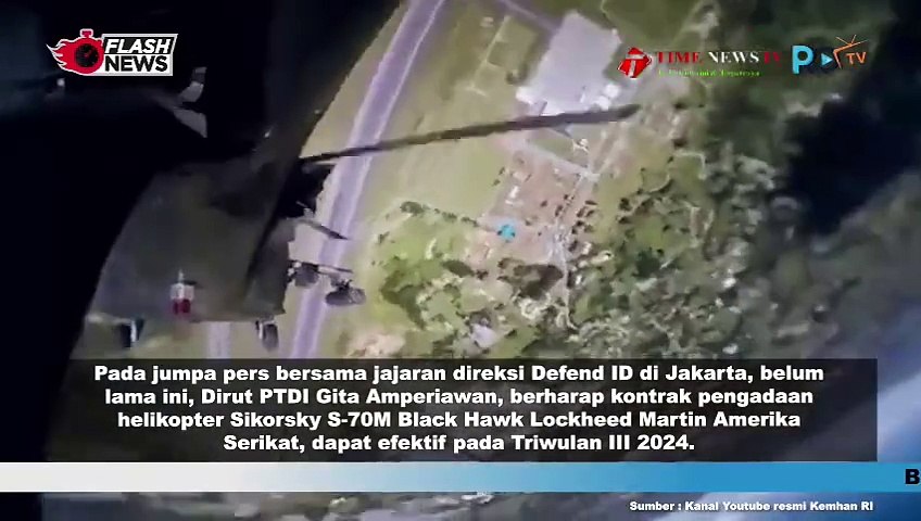 Kontrak Pengadaan 24 Unit Helikopter Sikorsky Black Hawk Diharapkan Efektif Triwulan Ketiga