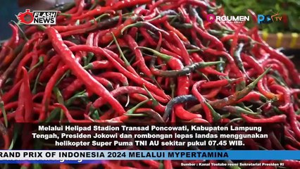 Jokowi Sidak RSUD dan Pasar Kota Agung di Hari Kedua Kunjungan ke Tanggamus