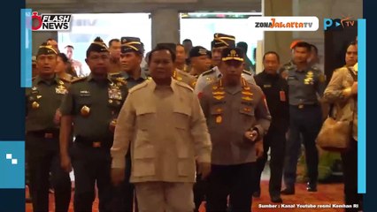 MENHAN PRABOWO BERI PEMBEKALAN TERHADAP 960 CALON PERWIRA REMAJA TNI-POLRI