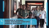 Wamenhan M. Hendra Terima Kunjungan Sekretaris Jenderal Wantannas