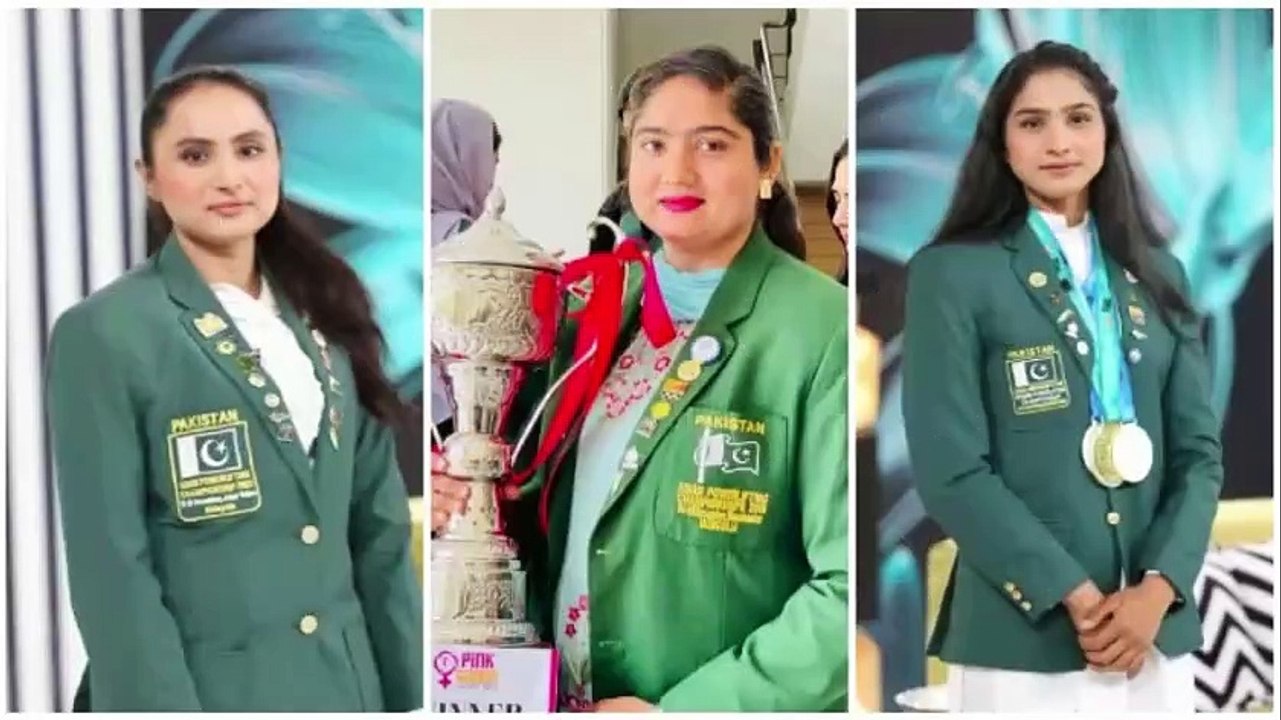 3 Pakistani sisters won 5,5 gold medals in Powerlifting Championship