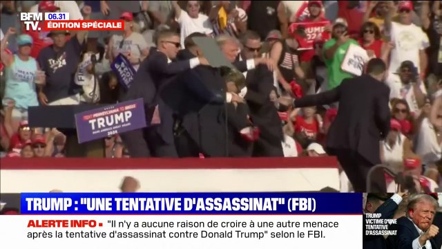 Ce que l'on sait de la fusillade qui a visé Donald Trump lors d'un meeting de campagne