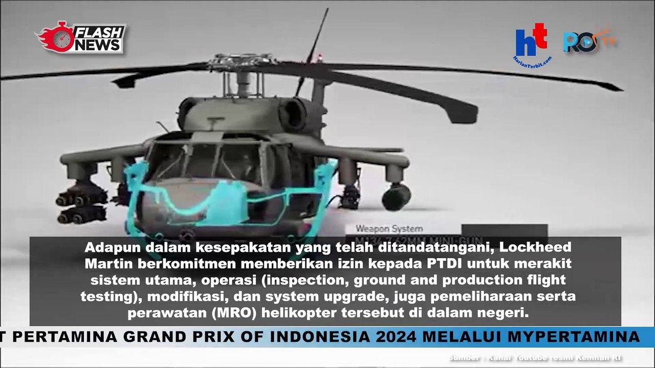 PTDI Berharap Pengadaan Helikopter Sikorsky S-70M Black Hawk Bisa Masuk di Triwulan Ketiga