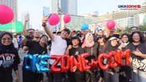 Kepengen Jogging Okezone.com Berlangsung Seru di CFD Jakarta, Begini Penampakannya