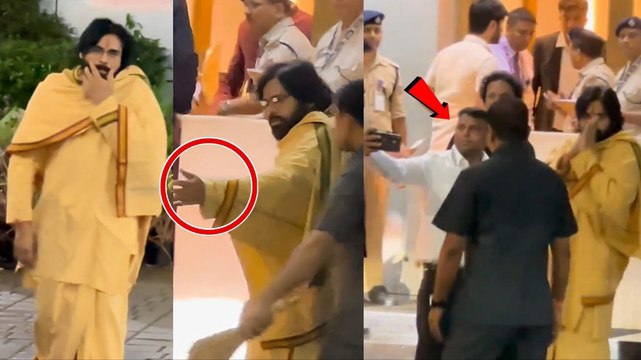 Deputy Pawan Kalyan అంబానీ పెళ్ళిలో చేసిన పనికి National Media షాక్ | Anant Weds Radhika | FilmiBeat