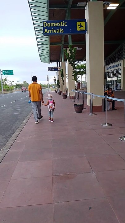 Fetching my cousin.