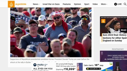 Shockwaves as Trump Rally Shooting