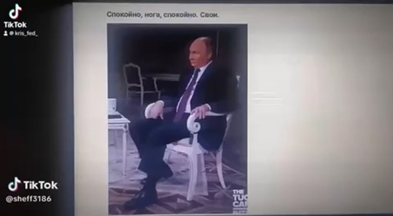 Putin and leg