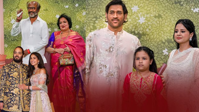 Anant Ambani, Radhika Marchant Wedding Celebrations లో సెలబ్రిటీల హంగామా...|Oneindia Telugu