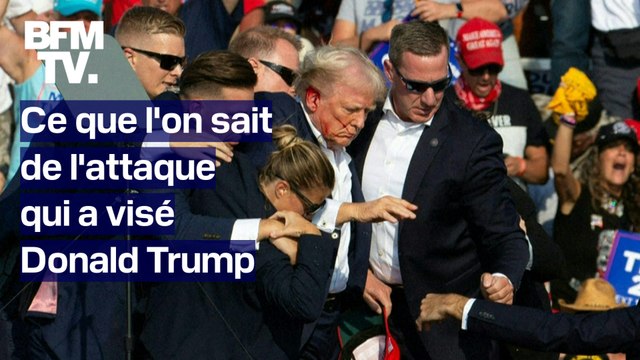 Ce que l'on sait de l'attaque qui a visé Donald Trump lors d'un meeting de campagne en Pennsylvanie