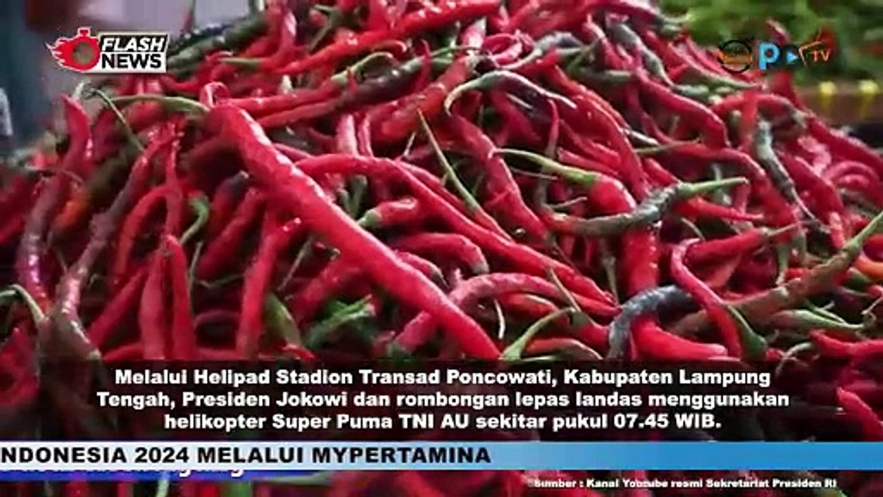 Jokowi Kunjungi Tanggamus di Hari Kedua Kunker Lampung, Lanjut Sidak ke RSUD dan Pasar Kota