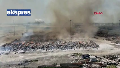 Aydın Söke’de kağıt fabrikası 40 saattir yanıyor!