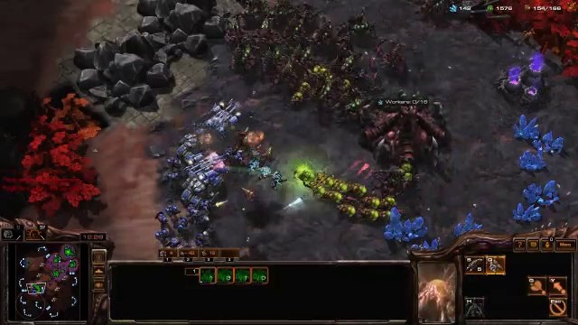 [StarCraft 2] No.0219 Normal ZERG player fights A.I., WIN [..really was Ultralisk Cavern Day]