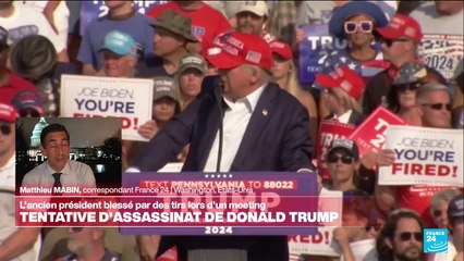 "L'ancien président des États-Unis Donald Trump est passé tout près de la mort"