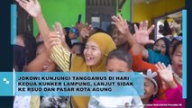 Jokowi Kunjungi Tanggamus di Hari Kedua Kunker Lampung, Lanjut Sidak ke RSUD dan Pasar Kota Agung